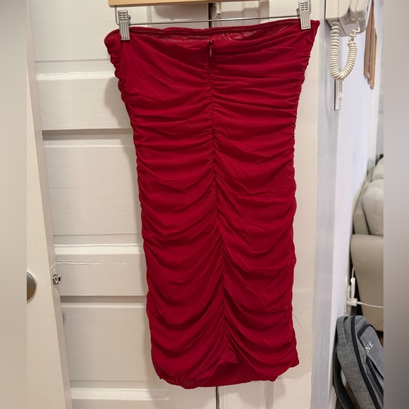 White Fox Red Mini Dress - Picture 3 of 4